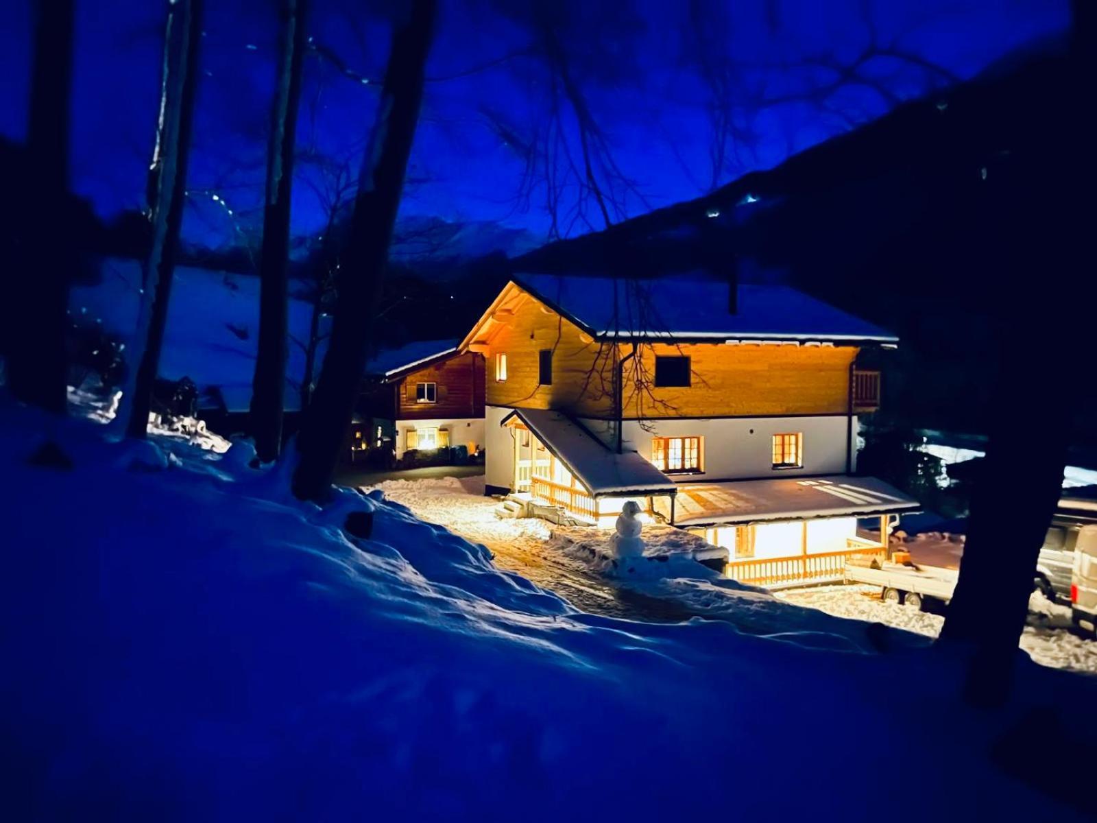 Modernes Bergchalet Mit Spa Und Sonnenterrasse Appartement Klosters Buitenkant foto